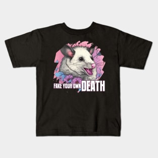 fake your own death Kids T-Shirt